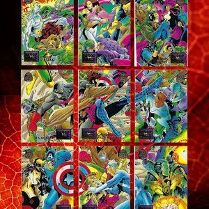 1994 Marvel Trading Cards - Blood Ties Full Set of 9
